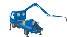 コンクリートポンプ車
