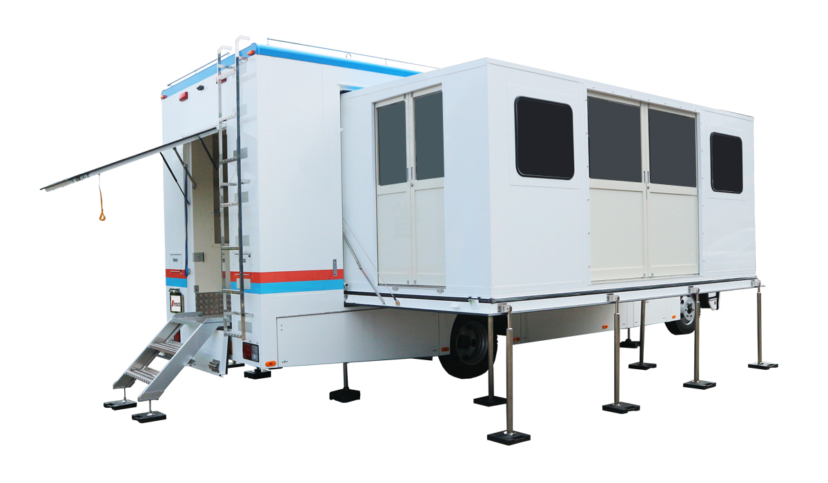 災害対策本部車 拡幅式